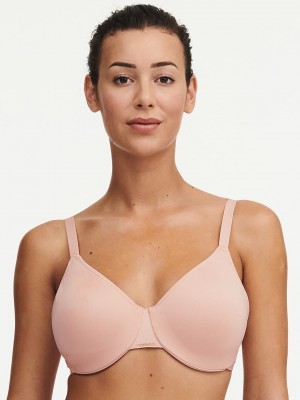 Beige Rose Women Chantelle Bare Essential Seamless Minimizer Unlined Bra | SOT14100TR