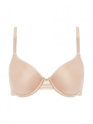 Beige Rose Women Chantelle C Jolie Comfort Convertible T-Shirt Bra | RRS9818LX