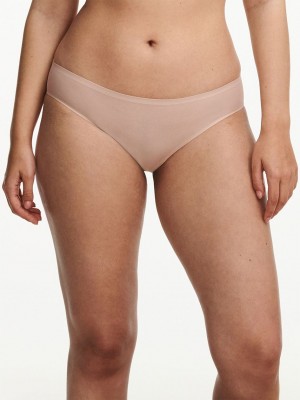 Beige Rose Women Chantelle SoftStretch Bikini Panty | TNA1630EC