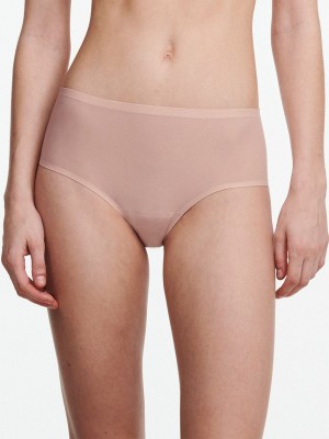 Beige Rose Women Chantelle SoftStretch Hipster Panty | UKC2867KU