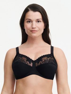 Black Women Chantelle Amazone Full Coverage Unlined Bra | OBT2814DX