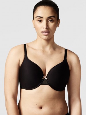 Black Women Chantelle C Ideal Back Smoothing Bras | ACT7662HG