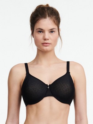 Black Women Chantelle C Magnifique Nouveau Seamless Minimizer Unlined Bra | LJI5838NK