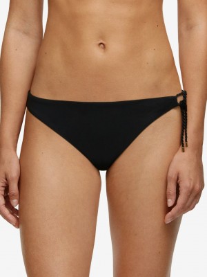 Black Women Chantelle Inspire Cheeky Swim Bikini Bottoms | YMQ281LI