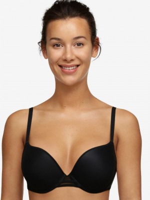 Black Women Chantelle Nais Push-Up Bra | VJM6838EG