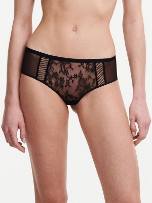 Black Women Chantelle tXture Hipster Panty | XXB4955LX