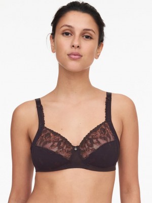 Brown Multicolor Women Chantelle Bold Curve Full Coverage Wireless Bras | RVP5588GC