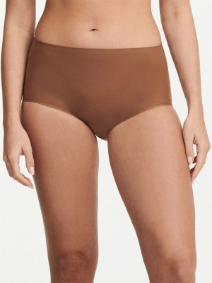 Brown Women Chantelle SoftStretch Briefs | HEC9040VU