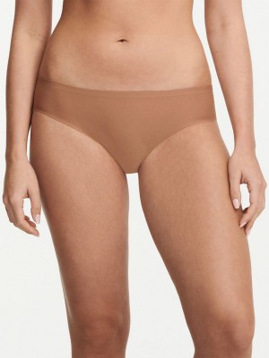 Coffee Women Chantelle SoftStretch Bikini Panty | HSN9821SZ