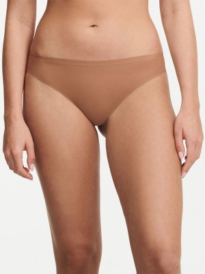 Coffee Women Chantelle SoftStretch Thong Panty | HQR10064RJ