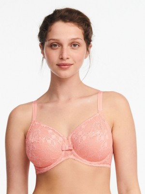 Coral Women Chantelle Day to Night Full Coverage Unlined Bra | KEU663MO