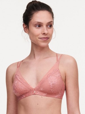 Coral Women Chantelle Midnight Flowers Wireless Bras | OOV2030EN