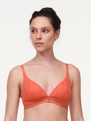 Coral Women Chantelle Only Manhattan Wireless T-Shirt Bra | HMI14LA