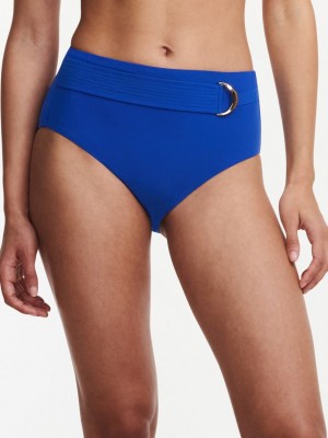 Deep Blue Women Chantelle Celestial Full Swim Bikini Bottoms | GBK6827GH