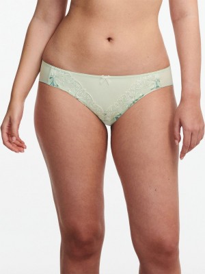 Green Women Chantelle Champs Elysees Bikini Bottoms | DGC755XJ