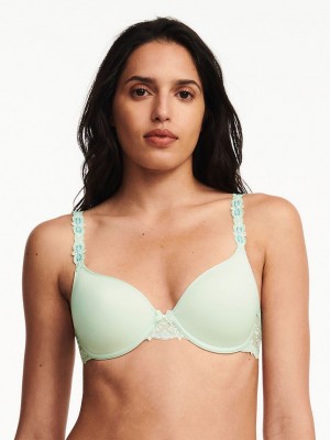 Green Women Chantelle Champs Elysees Smooth Custom Fit Bras | PCX105TK