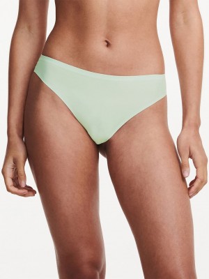 Green Women Chantelle SoftStretch Thong Panty | RII10013DR