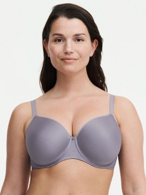 Grey Women Chantelle Comfort Chic Full Coverage Custom Fit Bras | VTP7025XR