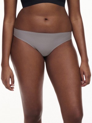 Grey Women Chantelle SoftStretch Thong Panty | FXL2746SB