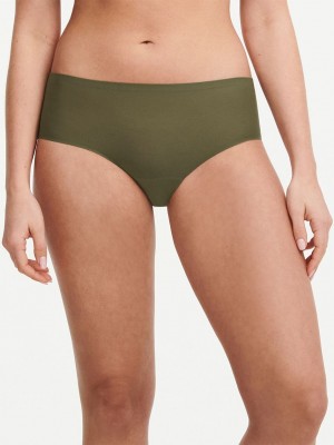 Khaki Green Women Chantelle SoftStretch Hipster Panty | KJI4960AJ