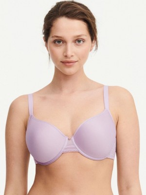 Lavender Women Chantelle C Jolie Comfort Convertible T-Shirt Bra | EAW4679QP