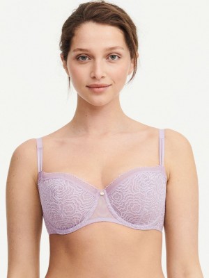 Lavender Women Chantelle C Jolie Demi Bras | PEC9331DL