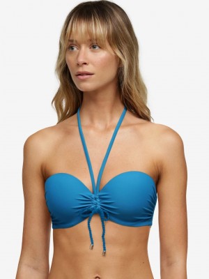 Light Blue Women Chantelle Inspire Bandeau Swim Bikini Tops | GWK9425BV