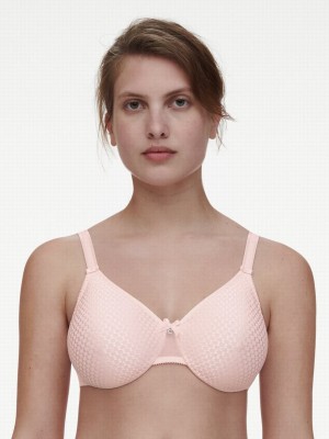 Pink Women Chantelle C Magnifique Nouveau Underwire Unlined Bra | BYP211BN