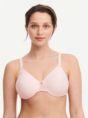 Pink Women Chantelle C Magnifique Seamless Minimizer Unlined Bra | PZE1927TI