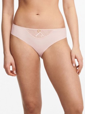 Pink Women Chantelle Graphic Support Bikini Bottoms | RFH2110SC