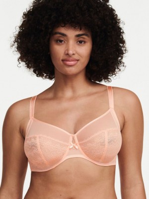 Pink Women Chantelle Revele Moi Perfect Fit Underwire Bras | RFC8446HY