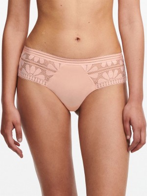 Pink Women Chantelle Sofie Lace Hipster Panty | LJT286LH