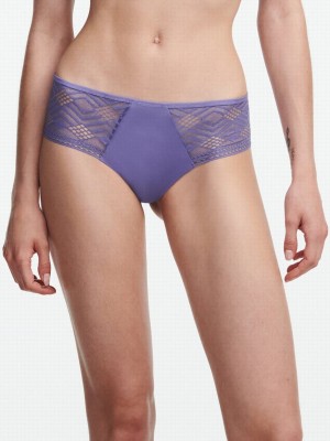 Purple Women Chantelle Ondine Hipster Panty | CMQ6645EP