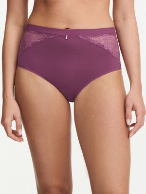 Purple Women Chantelle Orangerie Dream High Waist Briefs | ZTP8778EY