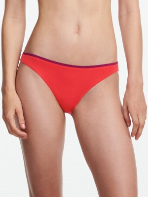 Red Orange Women Chantelle Authentic Swim Bikini Bottoms | XCJ1945DR