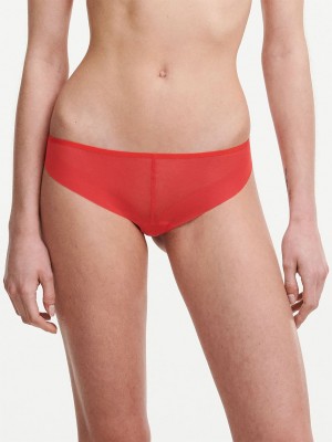 Red Women Chantelle Xpose Thong Panty | LPF301QP