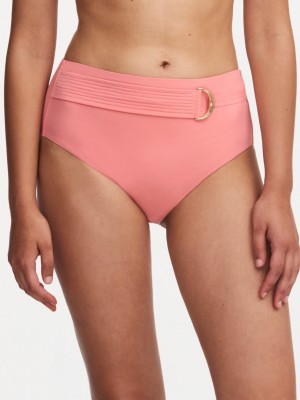 Rose Pink Women Chantelle Celestial Full Swim Bikini Bottoms | GTG3614MK