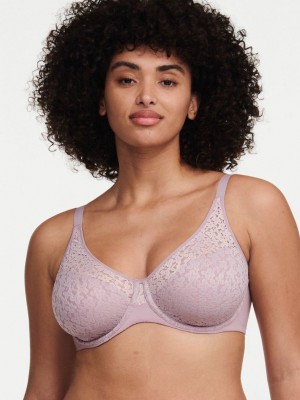 Rose Pink Women Chantelle Norah Comfort Underwire Bras | RYQ6451SY