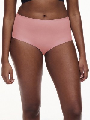 Rose Pink Women Chantelle SoftStretch Briefs | IBK3648GA