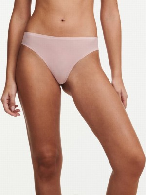 Rose Pink Women Chantelle SoftStretch Thong Panty | EKP992LZ