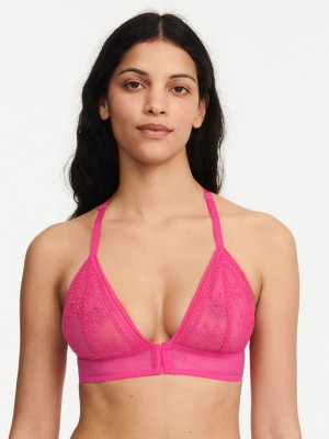 Rose Red Women Chantelle Prisca Wireless Bras | MFQ2517JT