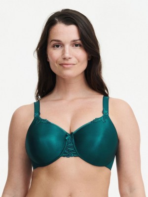 Turquoise Women Chantelle Hedona Seamless Minimizer Unlined Bra | AOA8425ZA