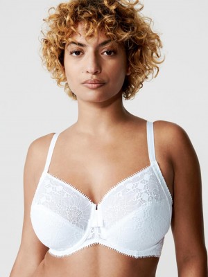 White Women Chantelle Day to Night Full Coverage Unlined Bra | ROW9746MC