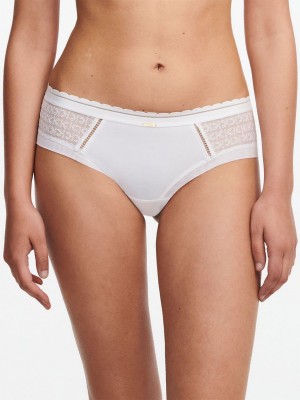 White Women Chantelle Monogram Hipster Panty | WIX4418OO