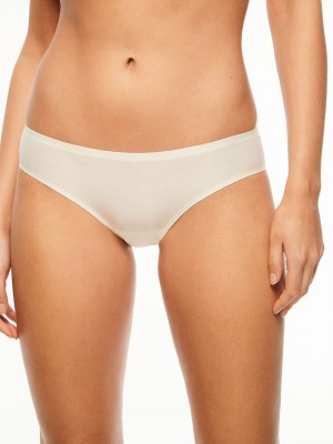 White Women Chantelle SoftStretch Bikini Panty | XHM7181OI