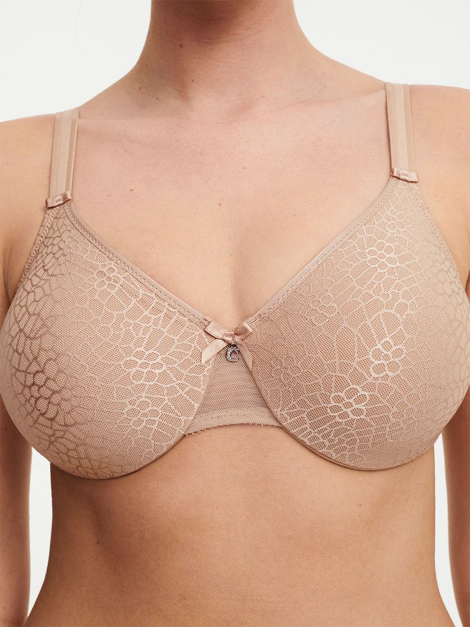 Beige Brown Women Chantelle C Magnifique Seamless Minimizer Unlined Bra | TQJ7874AP