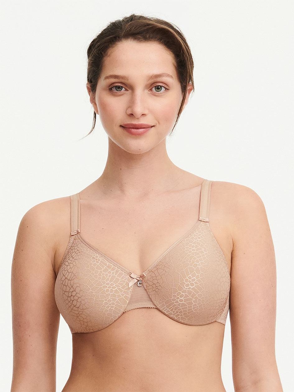 Beige Brown Women Chantelle C Magnifique Seamless Minimizer Unlined Bra | TQJ7874AP