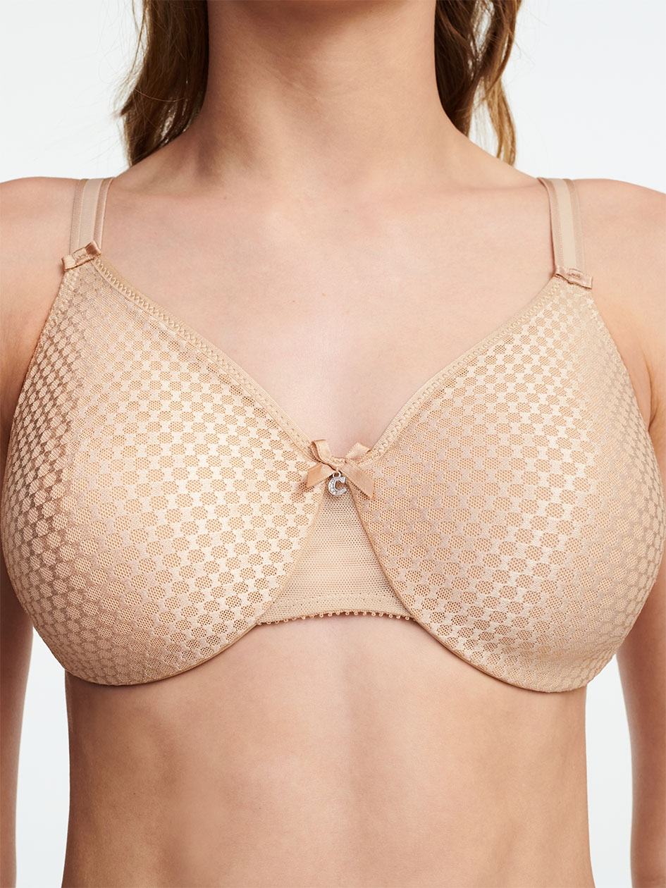 Beige Brown Women Chantelle C Magnifique Nouveau Seamless Minimizer Unlined Bra | SLC6776AD