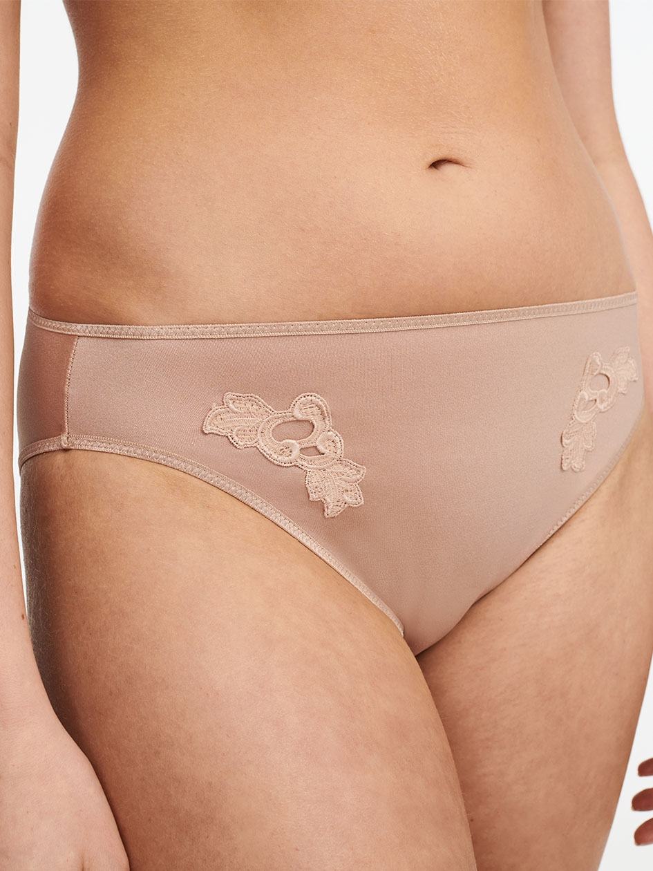 Beige Brown Women Chantelle Hedona Bikini Bottoms | VGG857DV