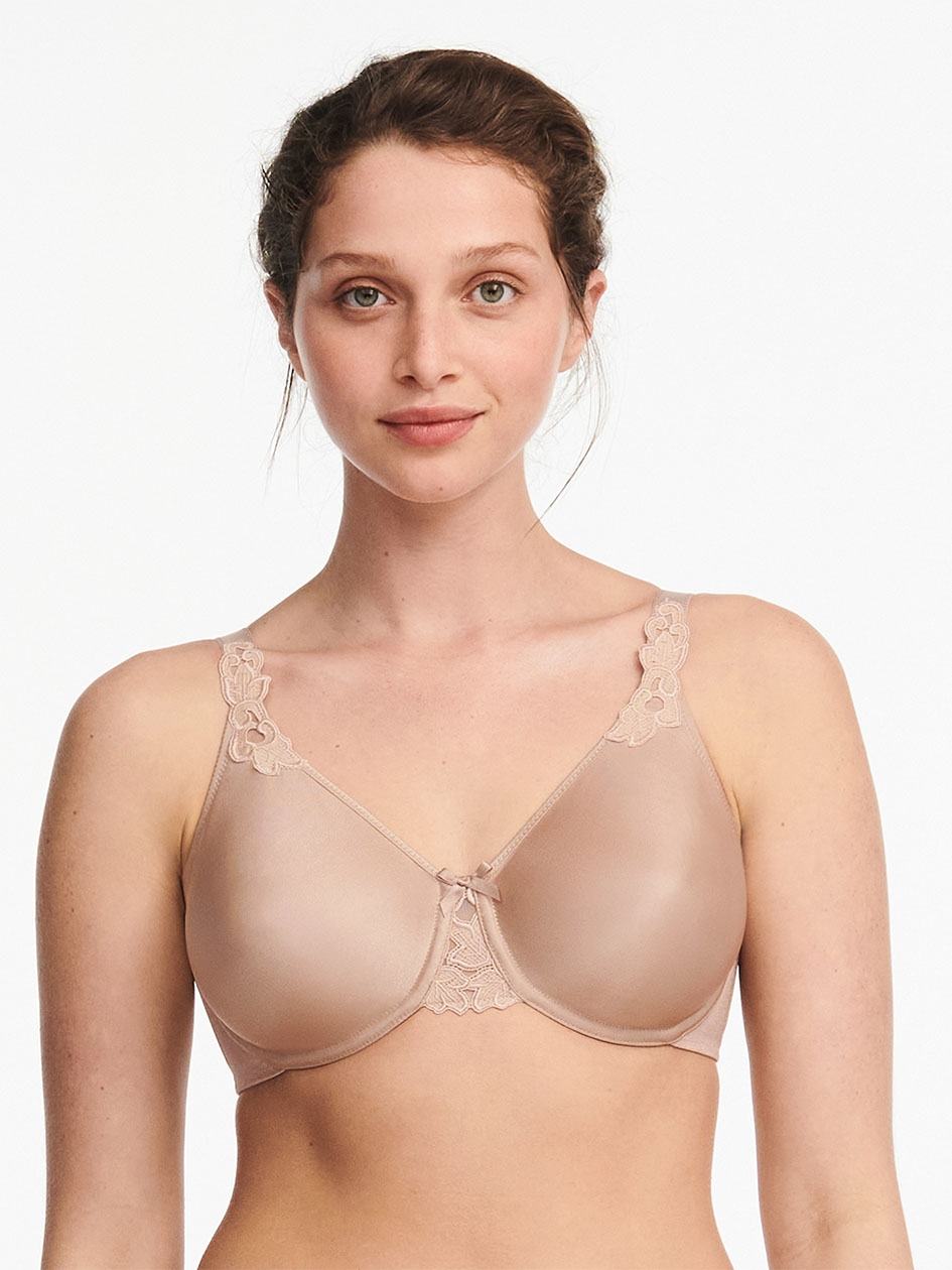 Beige Brown Women Chantelle Hedona Seamless Minimizer Unlined Bra | ONA2461OR